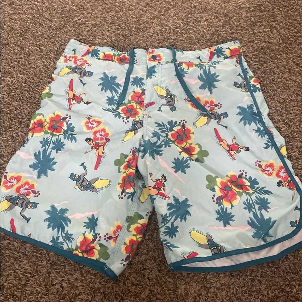 Batman and Robin swim shorts men’s XL